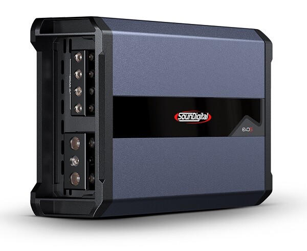 Car-Audio-Verstärker von SoundDigital, hochwertige Audioleistung, kompakt.