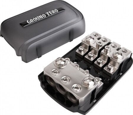 Ground Zero Sicherungshalter für Auto-Audio-Systeme, robust und zuverlässig.