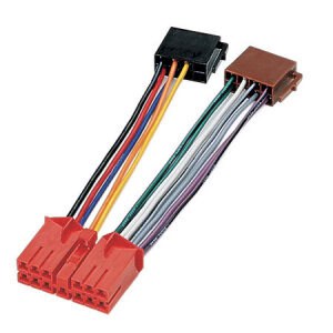 ISO-Adapter für Renault R19 und Twingo zum Anschluss von Car-Audio-Systemen.