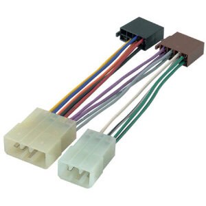 ISO-Adapter für Mitsubishi Fahrzeuge zur einfachen CarAudio-Installation.
