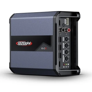 Verstärker für Car-Audio, SoundDigital Evo 5, hochwertige Auto-HiFi-Komponente.