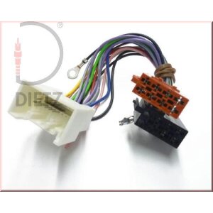 ISO-Adapter für Fahrzeugmarken CITROEN, HONDA, MITSUBISHI, PEUGEOT, ideal für Car-Audio-Installation.