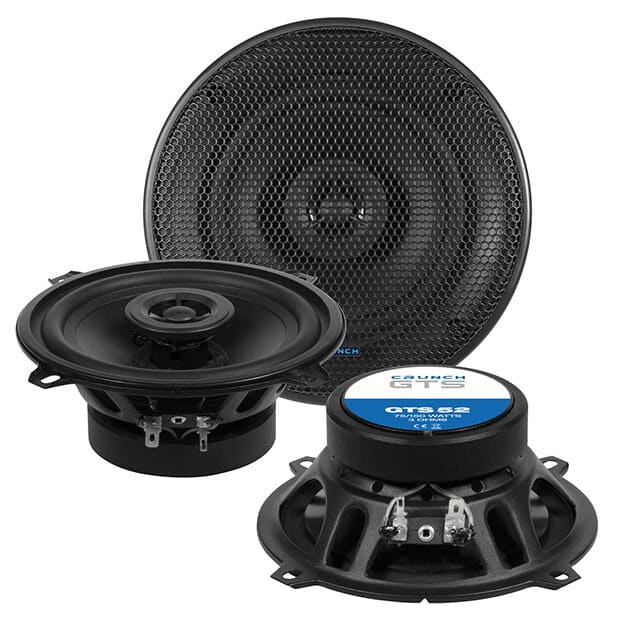 Hochwertiges Lautsprecher-Set für Car-Audio-Systeme, inklusive Hochtöner und Tieftöner.
