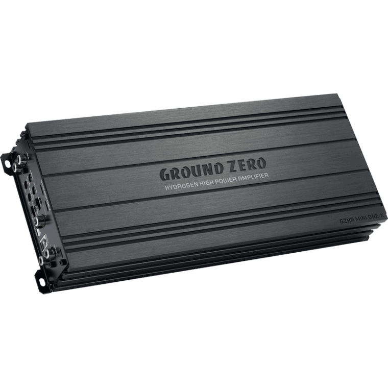 Hochwertiger Ground Zero Verstärker für Car-Audio, ideal für kraftvolle Klangverstärkung im Fahrzeug.