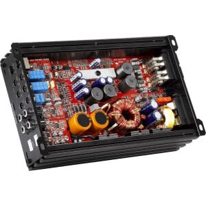 Hochwertiger Car-Audio-Verstärker mit leistungsstarken Komponenten und robustem Design. Perfekt für.