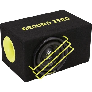 Ground Zero Subwoofer Gehäuse mit Schutzgitter für Car Audio.