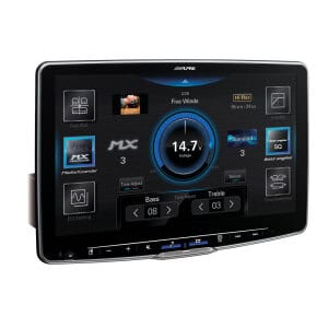 Alpine iLX-F115D Multimedia-Autoradio mit Touchscreen für Car-Audio.