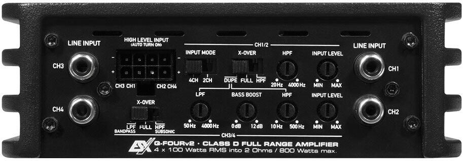 Verstärker für Auto-HiFi, leistungsstark und hochwertig, ideal für CarAudio-Systeme.