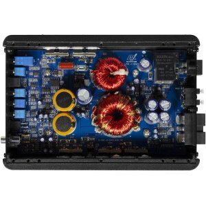 Hochwertiger Car-Audio Verstärker mit leistungsstarken Komponenten für optimalen Sound.