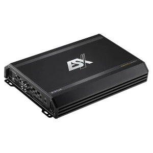 Car-Audio Verstärker für kraftvollen Sound im Auto, hochwertiges Audio-Equipment.