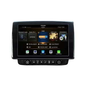 Alpine X903D-DU8 Multimedia-Autoradio mit Touchscreen und Bluetooth.