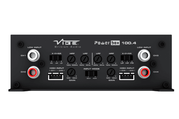 Vibe POWERBOX100.4M-V0 avdio ojačevalnik za avtomobilski sistem.