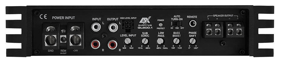 Verstärker ESX QL800.1 für kraftvolle Car-Audio-Performance, ideal für hochwertige Soundanlagen.