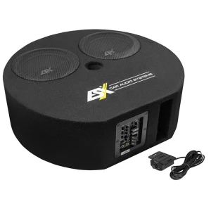 ESX DBX800A aktivni subwoofer za globok bas in močno zvočno izkušnjo.