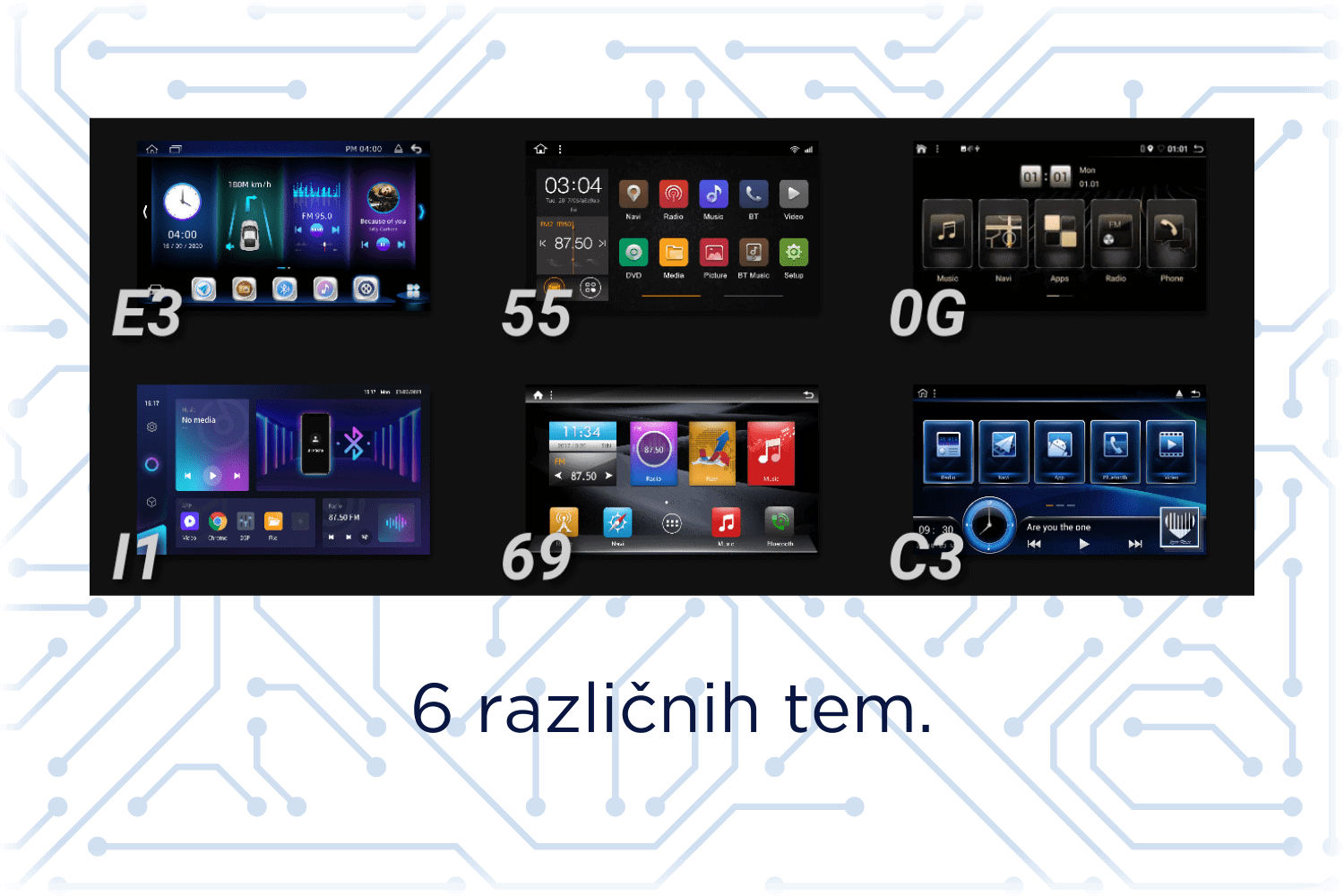 Android Autoradio Fiat Ducato mit 9 Zoll Bildschirm, 8GB RAM, 128GB Speicher, kompatibel mit Fiat, P.