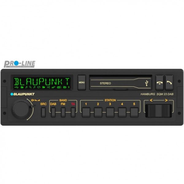 Autoradio Blaupunkt Hamburg SQM23DAB mit DAB+ für optimalen Radioempfang.