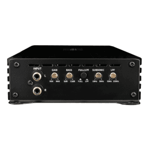 Rebec D1200 Verstärker für Car-Audio-Systeme, hohe Leistung, Klangqualität, Bassverstärkung.