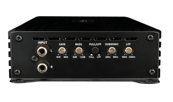 Rebec D1200 Verstärker für Car-Audio-Systeme, hohe Leistung, Klangqualität, Bassverstärkung.