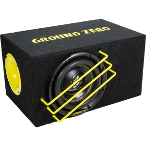 Ground Zero GZRB 20SPL-ACT aktiver Subwoofer im Gehäuse, ideal für Car-HiFi.